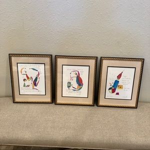 Story people set of three prints